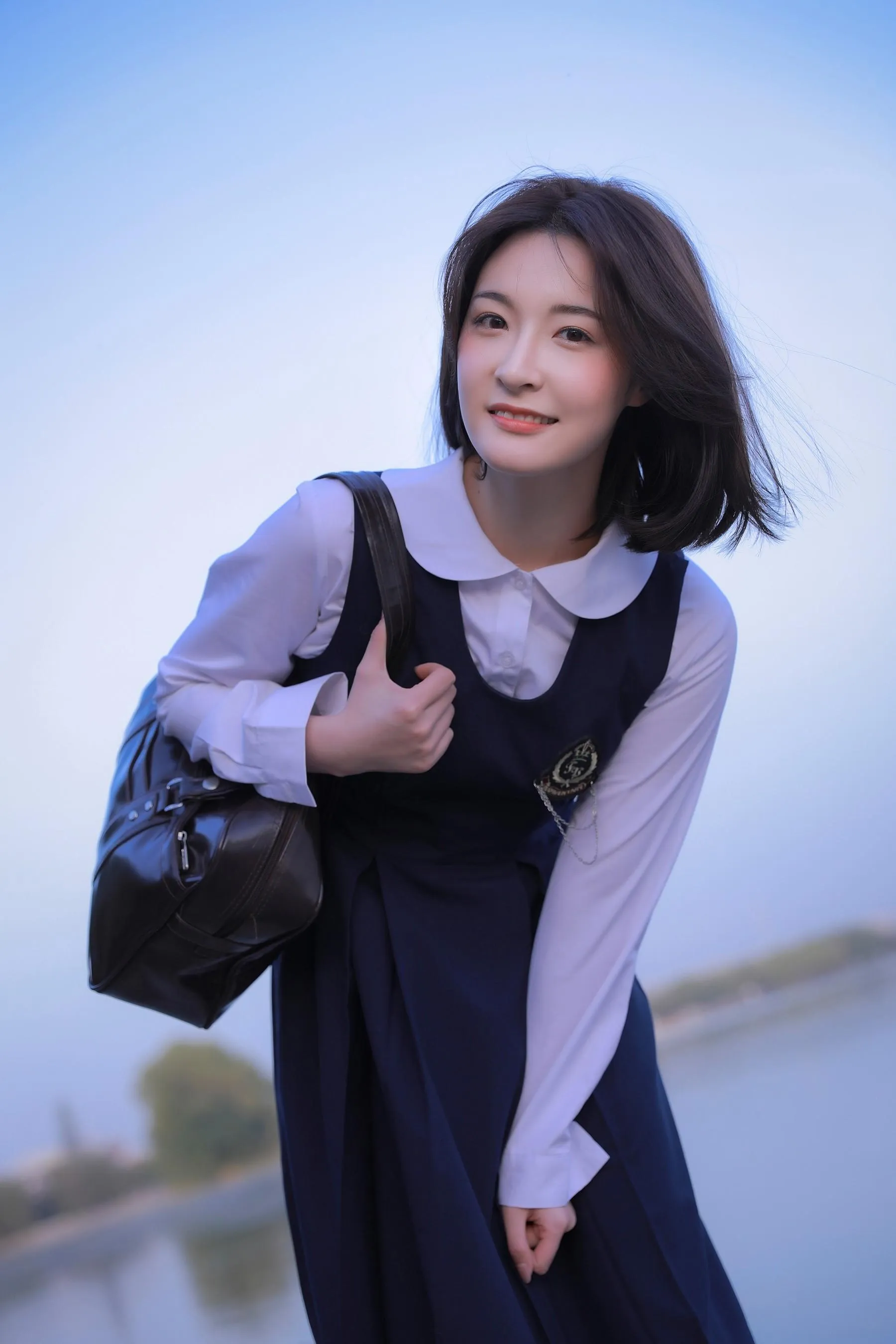 [艺图语] 2022.06.29 海边JK 君君 [20P]插图7